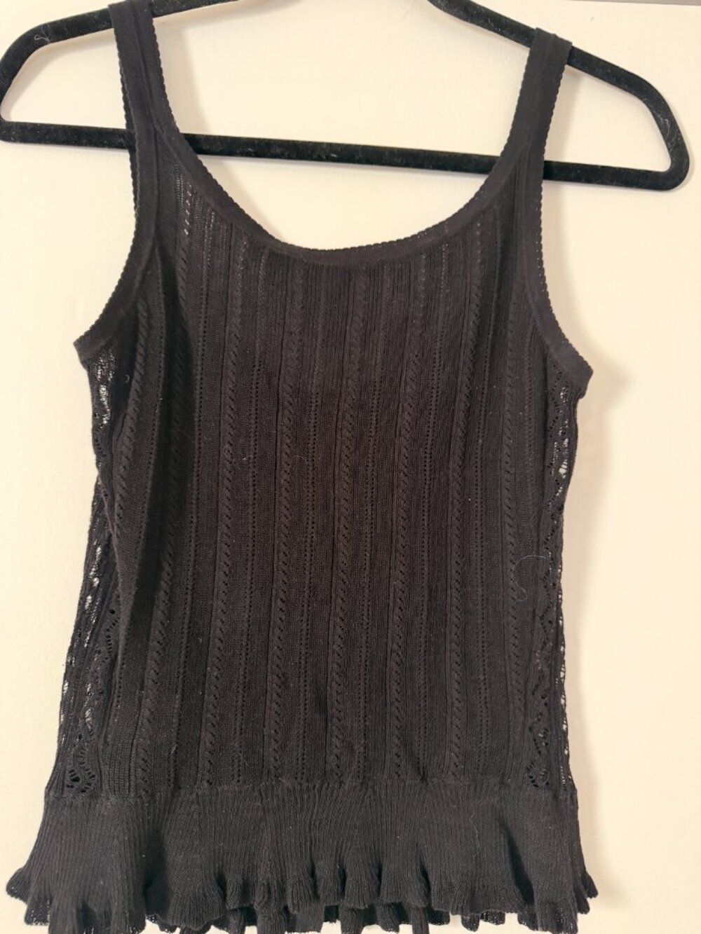 Ulla Johnson Callie Knit Tank Black - Picture 3 of 4